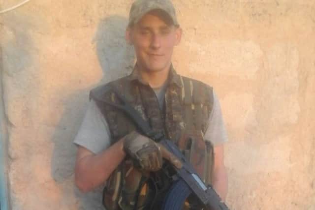 Ryan Lock, 20, a former chef from Chichester, was killed fighting ISIS in Syria. Picture via Facebook