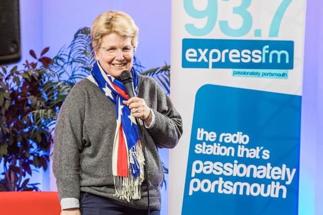 Sandi Toksvig was the guest of honour at Express FMs new University of Portsmouth home