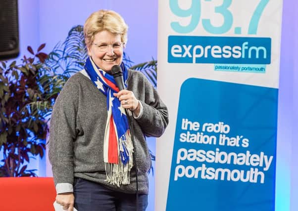 Sandi Toksvig was the guest of honour at Express FMs new University of Portsmouth home