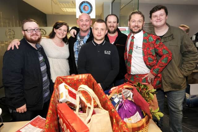 Left to right: Zach Watts, Georgia Phillips, Kevin Burke, David Rutty, Matt Toner, Dave Stephens and George Johnson