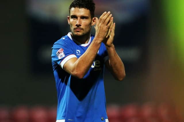 Pompey full-back Gareth Evans Picture: Joe Pepler