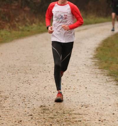 Jacob O'Hara at Queen Elizabeth parkrun on Sunday. Picture: Penny Johnstone