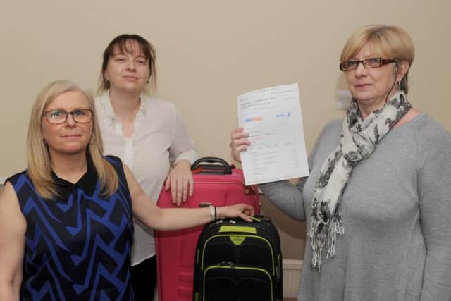 From left, Wendy Morgan, 49, Sara Gilbert, 44, and Jayne Hatton, 50  Picture: Sarah Standing (161714-9501)