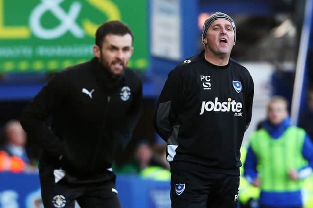 Luton Town boss Nathan Jones, left Picture: Joe Pepler