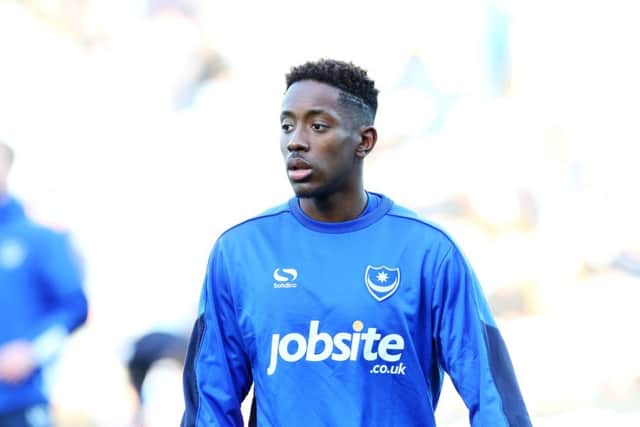 New Pompey forward Jamal Lowe. Picture: Joe Pepler