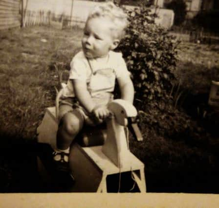 PLAY Alan Marsh on a rocking duck outside the Grosvenor Club at Wimbledon Park, Southsea, in the late 1950s. Inside was a bar, dance floor and table tennis tables with tennis courts outside