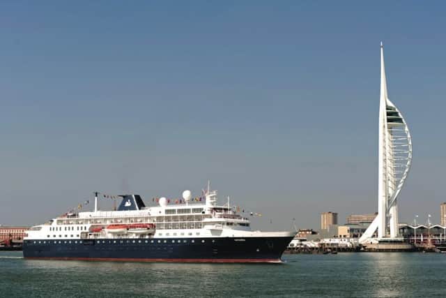 All Leisure Holidays' ship Minerva in Portsmouth