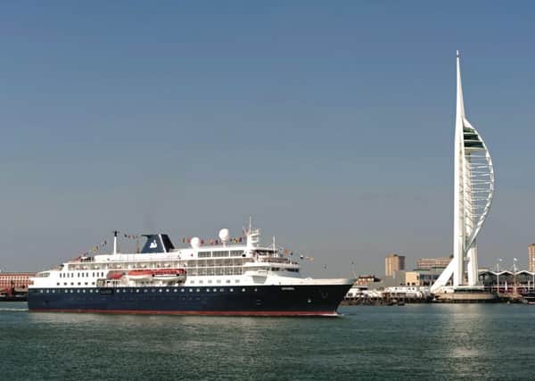 All Leisure Holidays' ship Minerva in Portsmouth