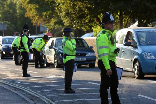 Police carried out patrols on September 30 last year, a week after the incident in Gosport that led to 69-year-old veteran Roy Galvin's death. Picture: UKNIP