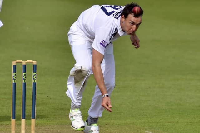 Seamer Kyle Abbott has made a return to Hampshire Picture: Neil Marshall