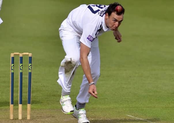 Seamer Kyle Abbott has made a return to Hampshire Picture: Neil Marshall