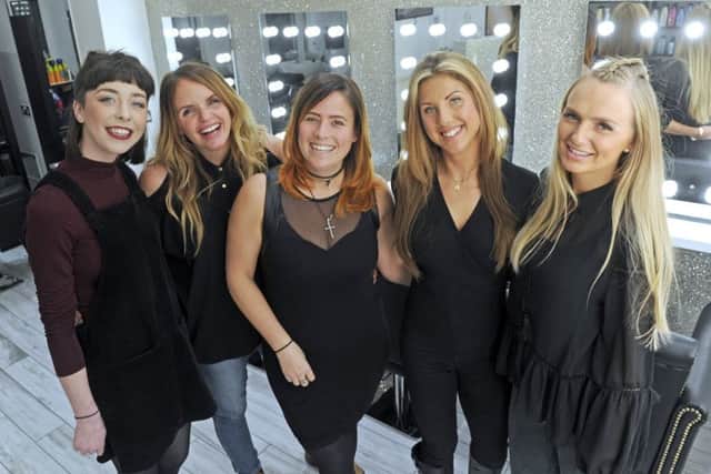 From left, Cam Vass, Sam Kemp, Kirsty McLean, Terri King and Daisy Parrott
Picture: Ian Hargreaves (161336-1)
