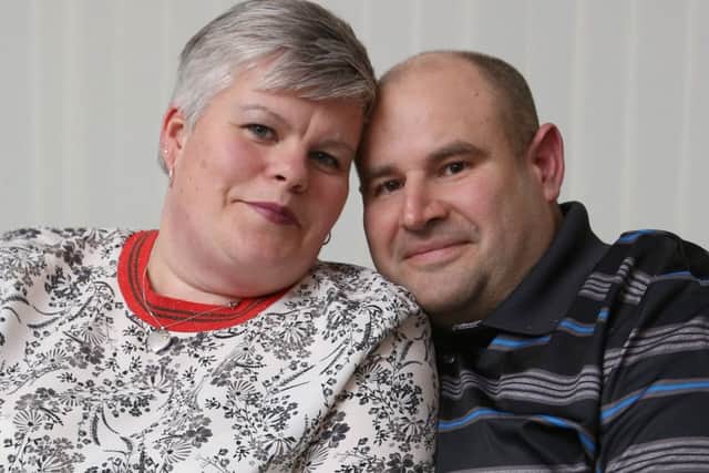 Sharon's husband Joe Thomas was diagnosed with blood cancer Picture: Habibur Rahman