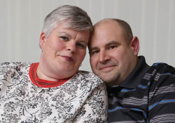 Sharon's husband Joe Thomas was diagnosed with blood cancer Picture: Habibur Rahman
