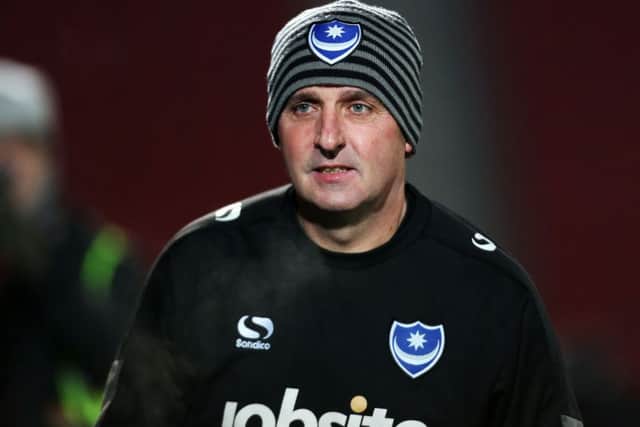 Pompey boss Paul Cook. Picture: Joe Pepler