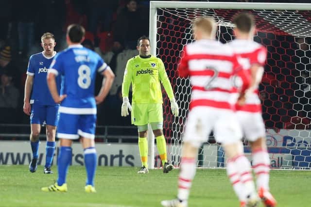Pompey suffered a 3-1 defeat at Doncaster. Picture: Joe Pepler