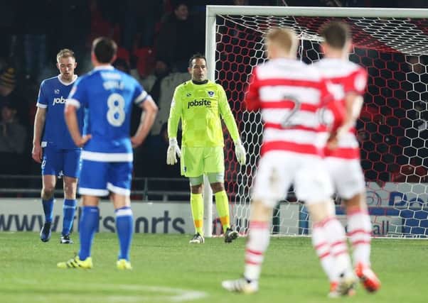 Pompey suffered a 3-1 defeat at Doncaster. Picture: Joe Pepler