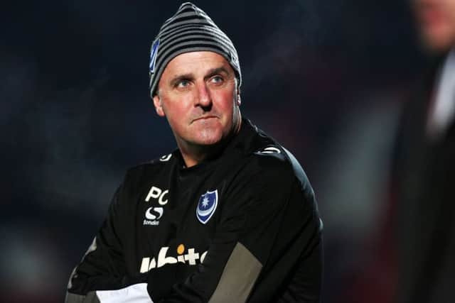 Pompey boss Paul Cook. Picture: Joe Pepler