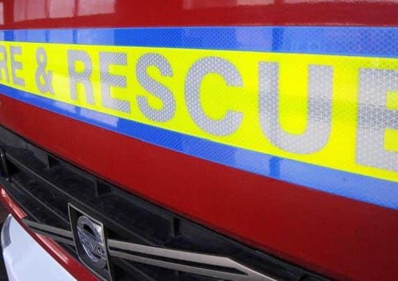 A motorbike was set on fire this morning