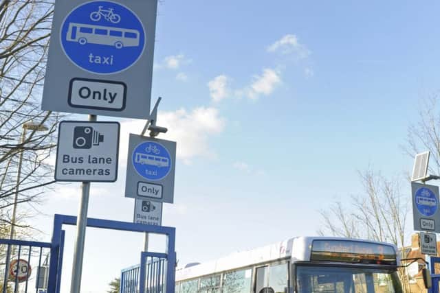 05/01/17  EPThe bus only lane at Queen Alexandra Hospital.Picture Ian Hargreaves  (170047-1) PPP-170501-182302006