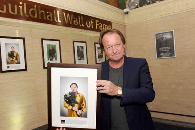 Mark King of Level 42 being inducted into the Guildhall Wall of Fame in October Picture: Sarah Standing (161418-5207)