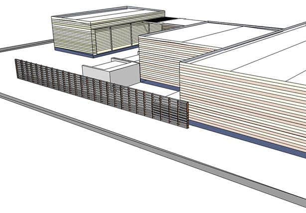 What the interconnector IFA2 site at Daedalus in Lee-on-the-Solent would look like