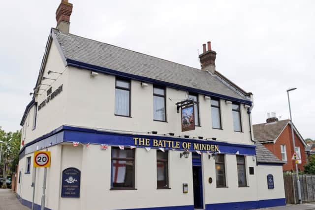 The Battle of Minden public house in St Mary's Road, Fratton