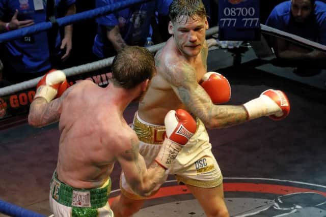 Joel McIntyre in action against Miles Shinkwin last month  Picture: Neil