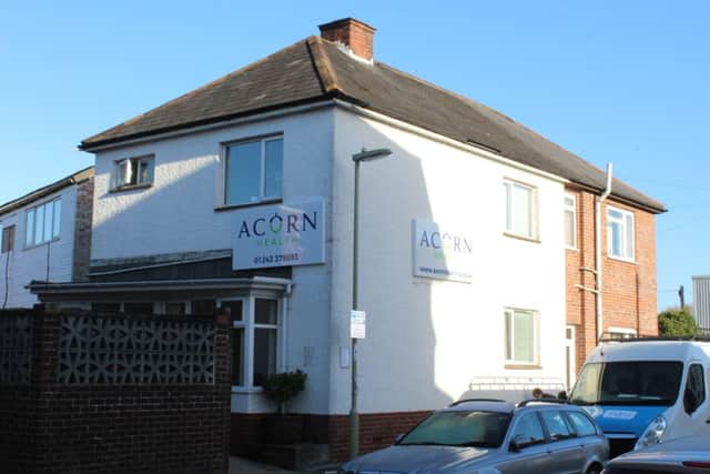 The new Acorn Health premises in Palmers Road, Emsworth