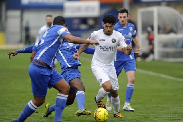 Theo Lewis scored the Hawks' opener against Lowestoft