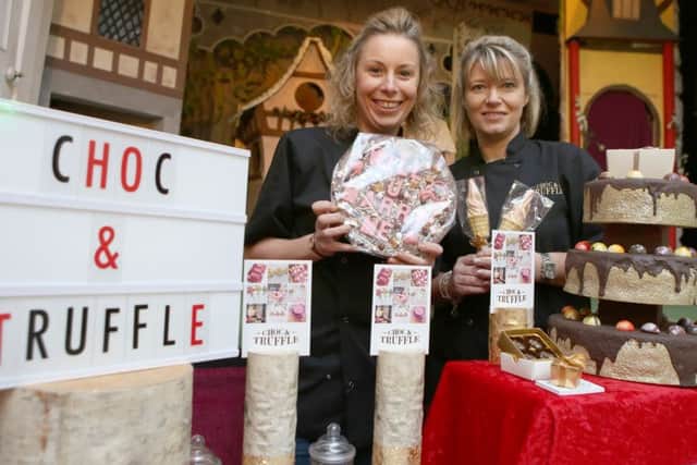 Kerry Wheatley and Claire Meaghan of Choc and Truffle. Picture: Habibur Rahman