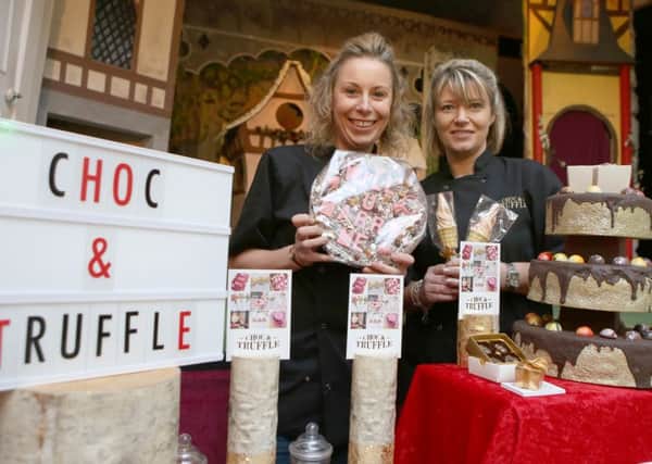 Kerry Wheatley and Claire Meaghan of Choc and Truffle. Picture: Habibur Rahman