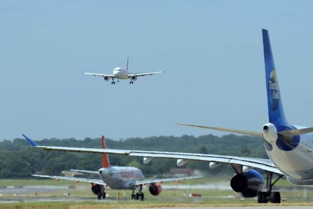Planes at Gatwick Airport. Picture: Stephen Goodger