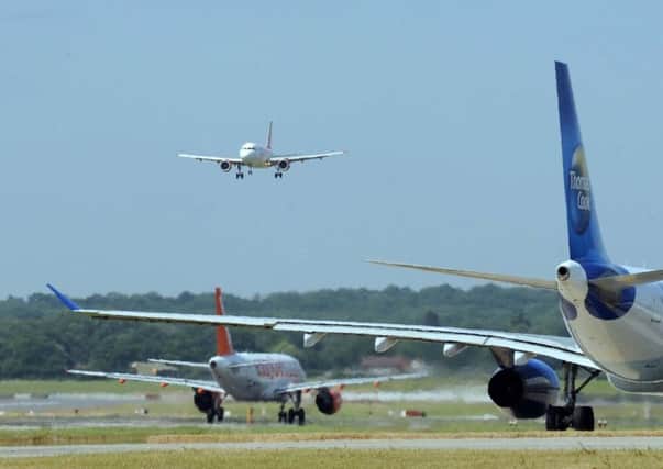Planes at Gatwick Airport. Picture: Stephen Goodger