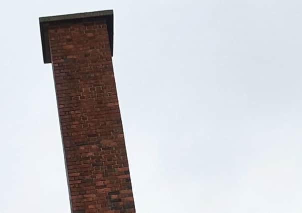 The 27ft chimney at Excell Metal Spinning in Hilsea