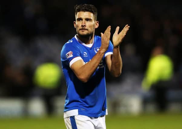 Gareth Evans has been operating at right-back this season for Pompey Picture: Joe Pepler