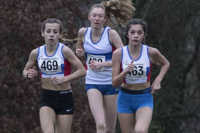 From left to right: Saffron Moore, Ellie Farrow and Nicole Ainsworth. Picture: Paul Smith