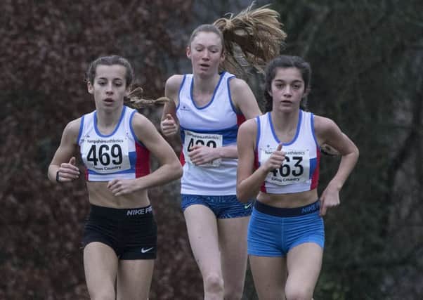From left to right: Saffron Moore, Ellie Farrow and Nicole Ainsworth. Picture: Paul Smith