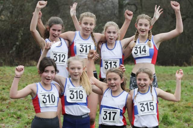 City of Portsmouth under-13 girls' squad. Picture: Habibur Rahman