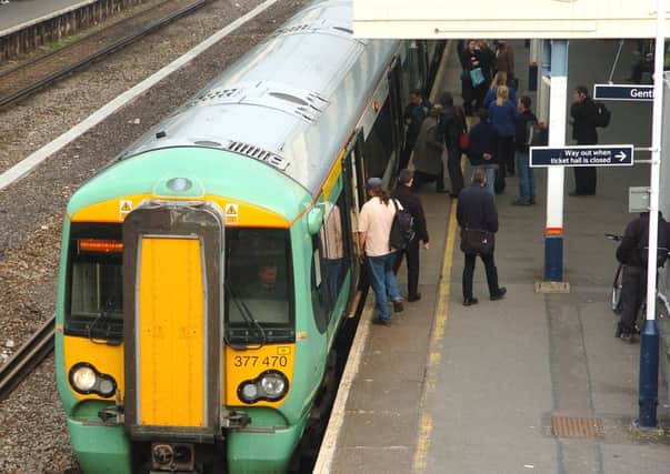 A file photo of a Southern train at Havant station. Picture: Ian Hargreaves