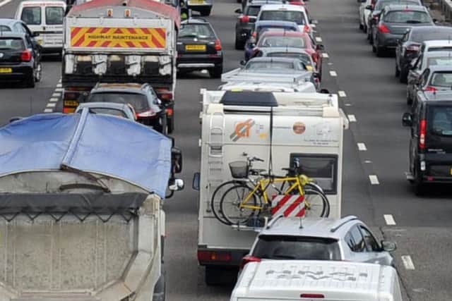 File photo of traffic on the M27