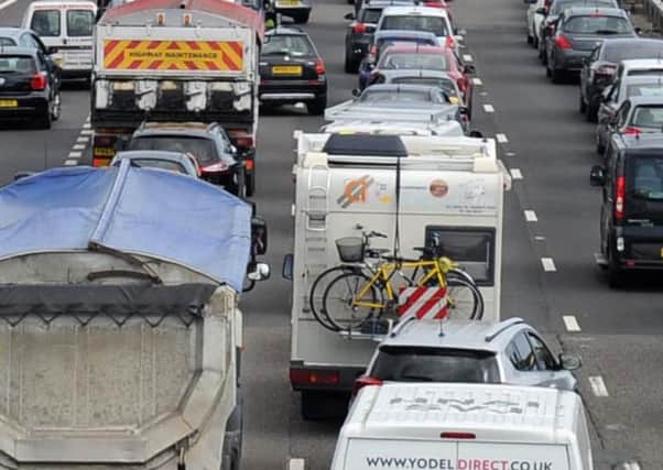 File photo of traffic on the M27