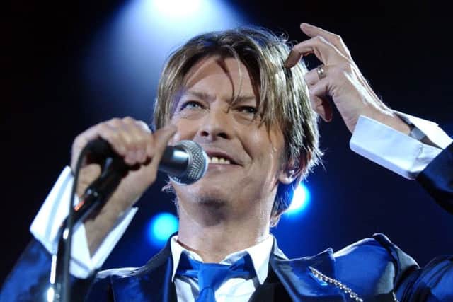 File photo from 2002 of David Bowie, who died in 2016 following a battle with cancer. Picture: Myung Jung Kim/PA Wire