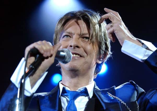 File photo from 2002 of David Bowie, who died in 2016 following a battle with cancer. Picture: Myung Jung Kim/PA Wire