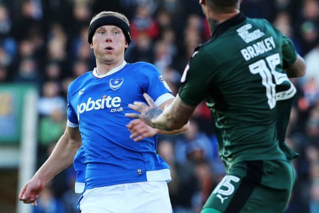 Pompey striker Curtis Main Picture: Joe Pepler