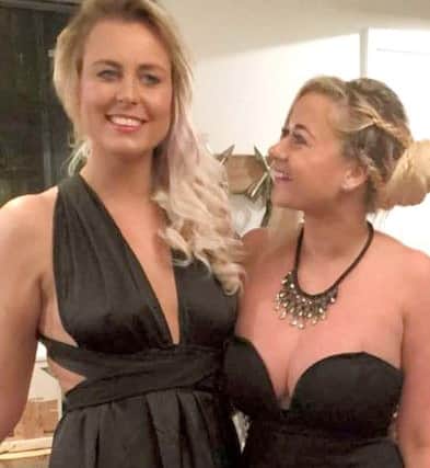 Sian Chandler, left, and Sam Hall, right