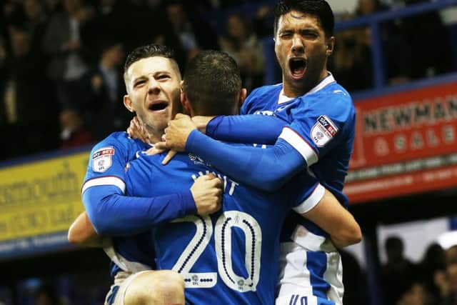 Pompey will be hoping for many celebratory moments at Fratton Park between now and the end of the season