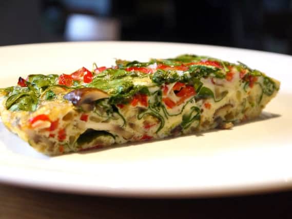Frittata - a savoury egg dish from Italy
