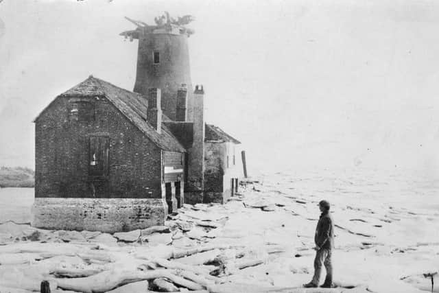 The redundant mill at the bottom of Langstone High Street, 1895