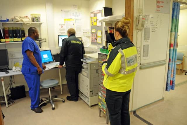 The accident and emergency department at Queen Alexandra Hospital in Cosham